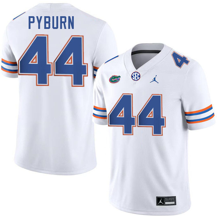 Jack Pyburn Florida Jersey,Florida Gators #44 Jack Pyburn Jersey Youth Uniforms-White